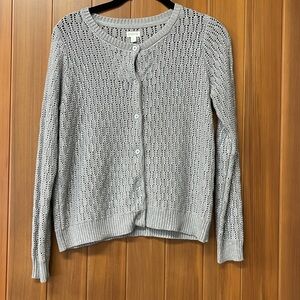 Gymboree Girl’s Silver Glitter Button Down Cardigan NWT Size XL (14)
